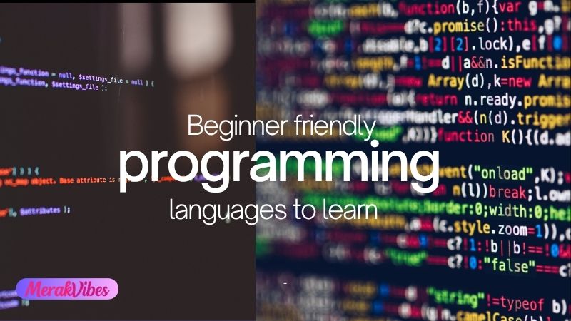 Beginner friendly programming languages to learn